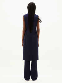 13pcs RELIQUAT 390€ / Robe tailleur longue strap en sergé - Ink