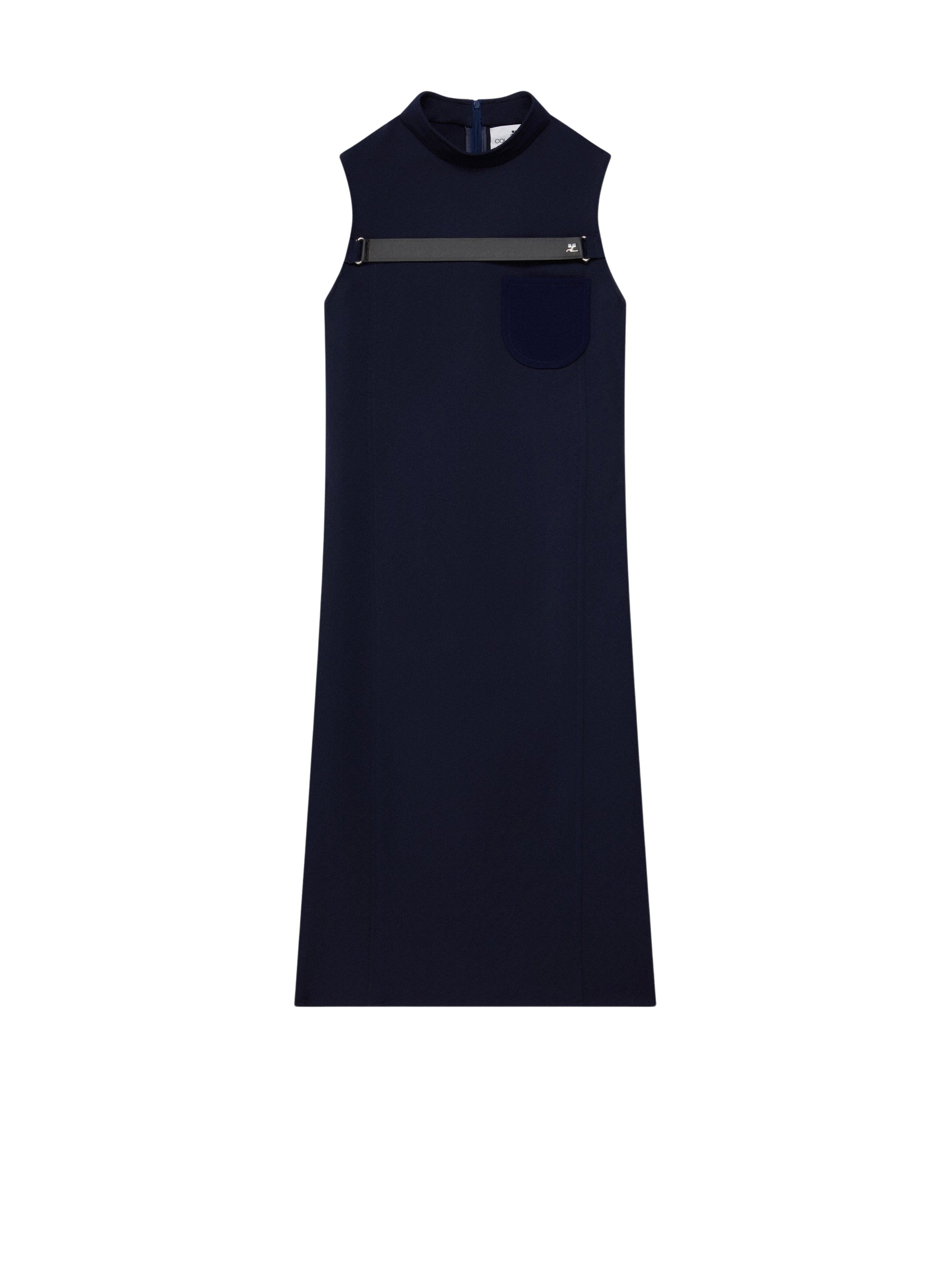 13pcs RELIQUAT 390€ / Robe tailleur longue strap en sergé - Ink