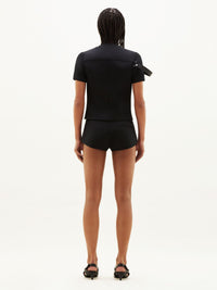 3pcs RELIQUAT 190€ / Top strap racer en sergé - Black