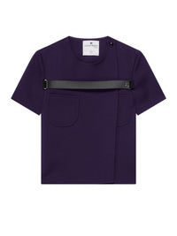 3pcs RELIQUAT 190€ / Top strap racer en sergé - Purple
