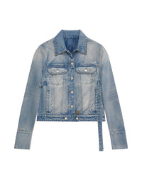 8pcs RELIQUAT 150€ / Blouson bi-styling - Light blue wash