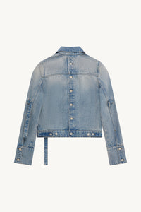 8pcs RELIQUAT 150€ / Blouson bi-styling - Light blue wash