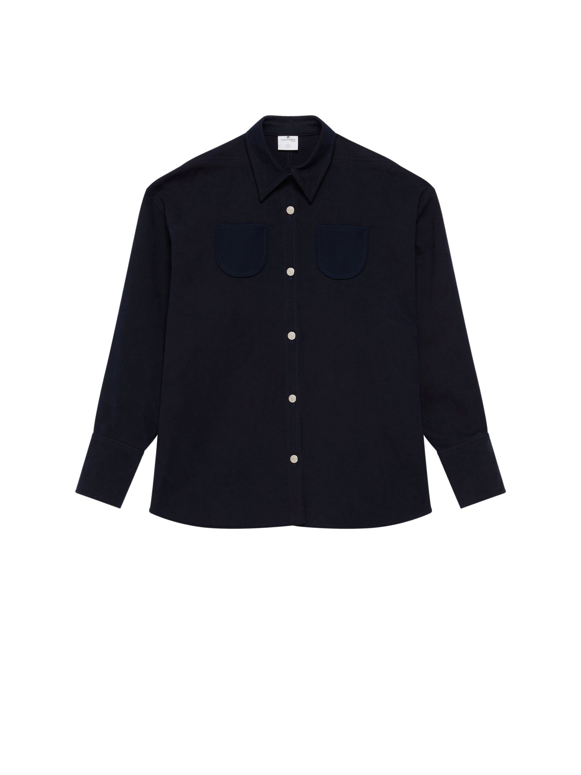 1pcs NEW / CHEMISE EN DENIM OVERSIZE