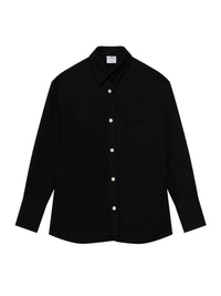 CHEMISE MEGA SIZE BLACK DENIM