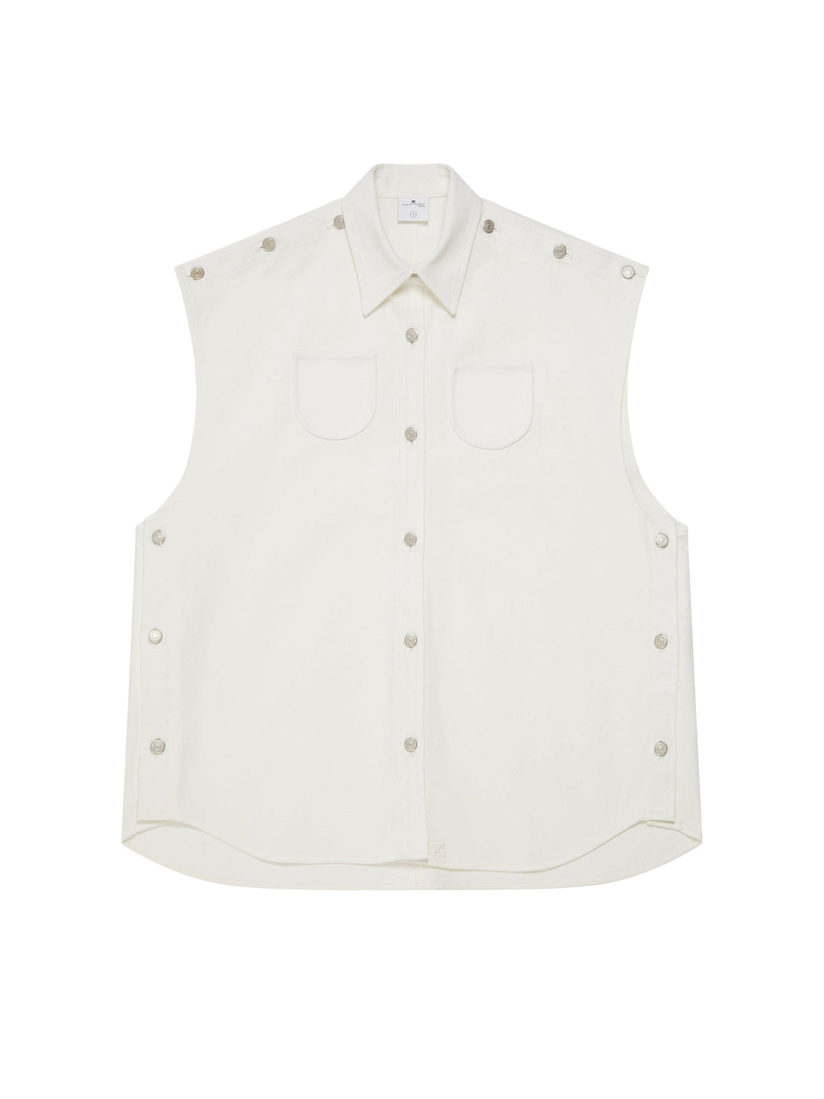 Chemise oversize en denim - Heritage White