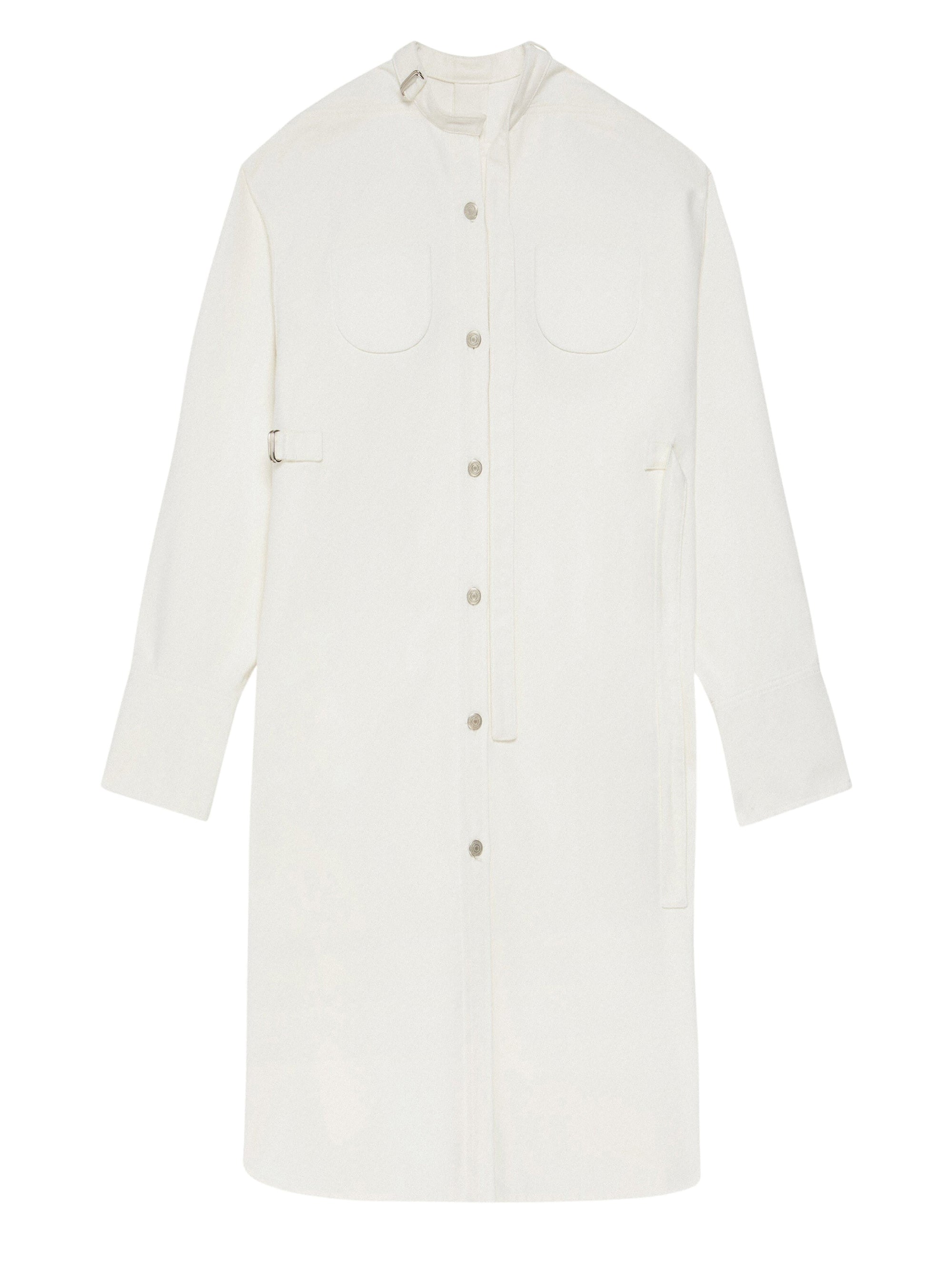 1pcs RELIQUAT 290€ / Chemise bi-styling en denim - Heritage white