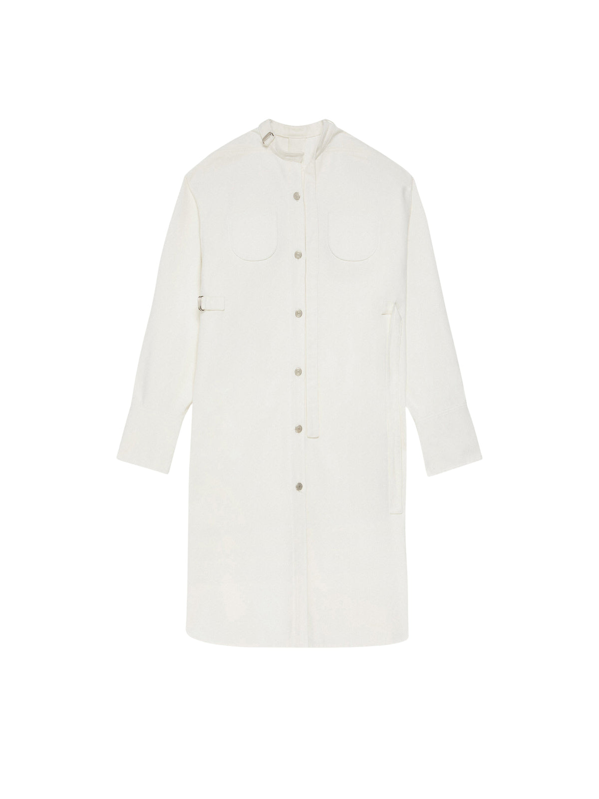 Chemise bi-styling en denim - Heritage White