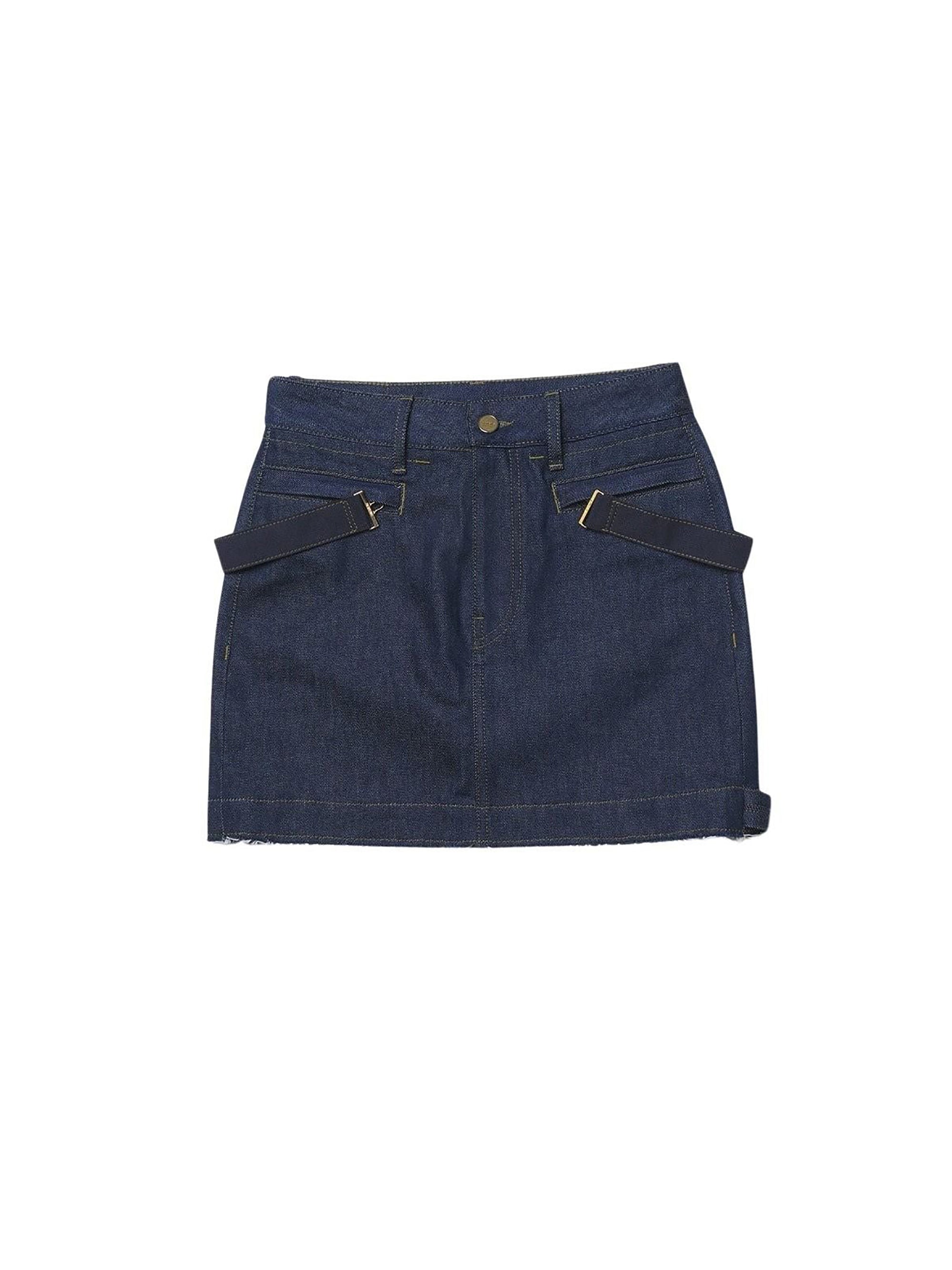 Jupe De-Nimes Papier - Navy & Khaki