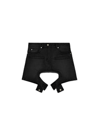 Jupe Chaps en denim - Black