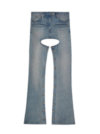 Pantalon Chaps en denim - Light Blue Wash