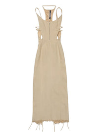 Robe Sagiu en lin - Beige