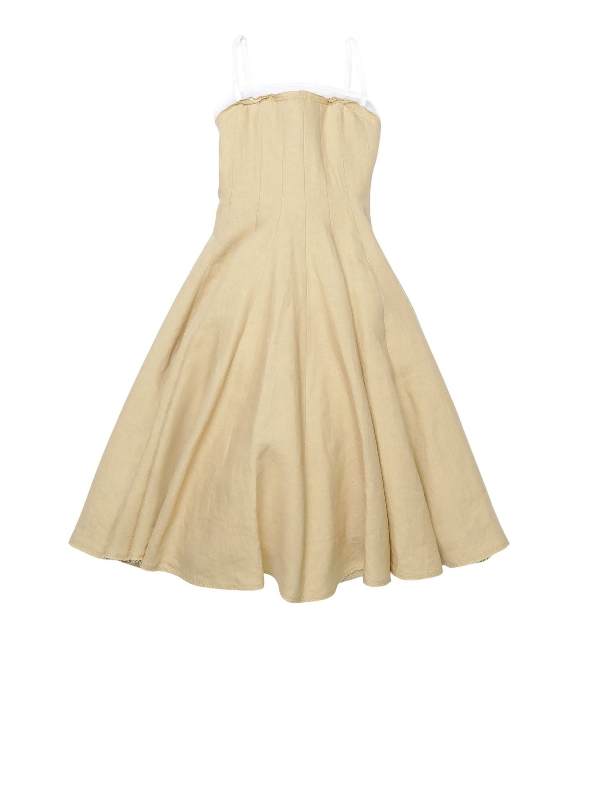 Robe Santon en lin - Beige
