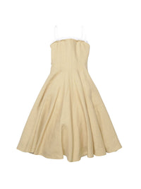 Robe Santon en lin - Beige