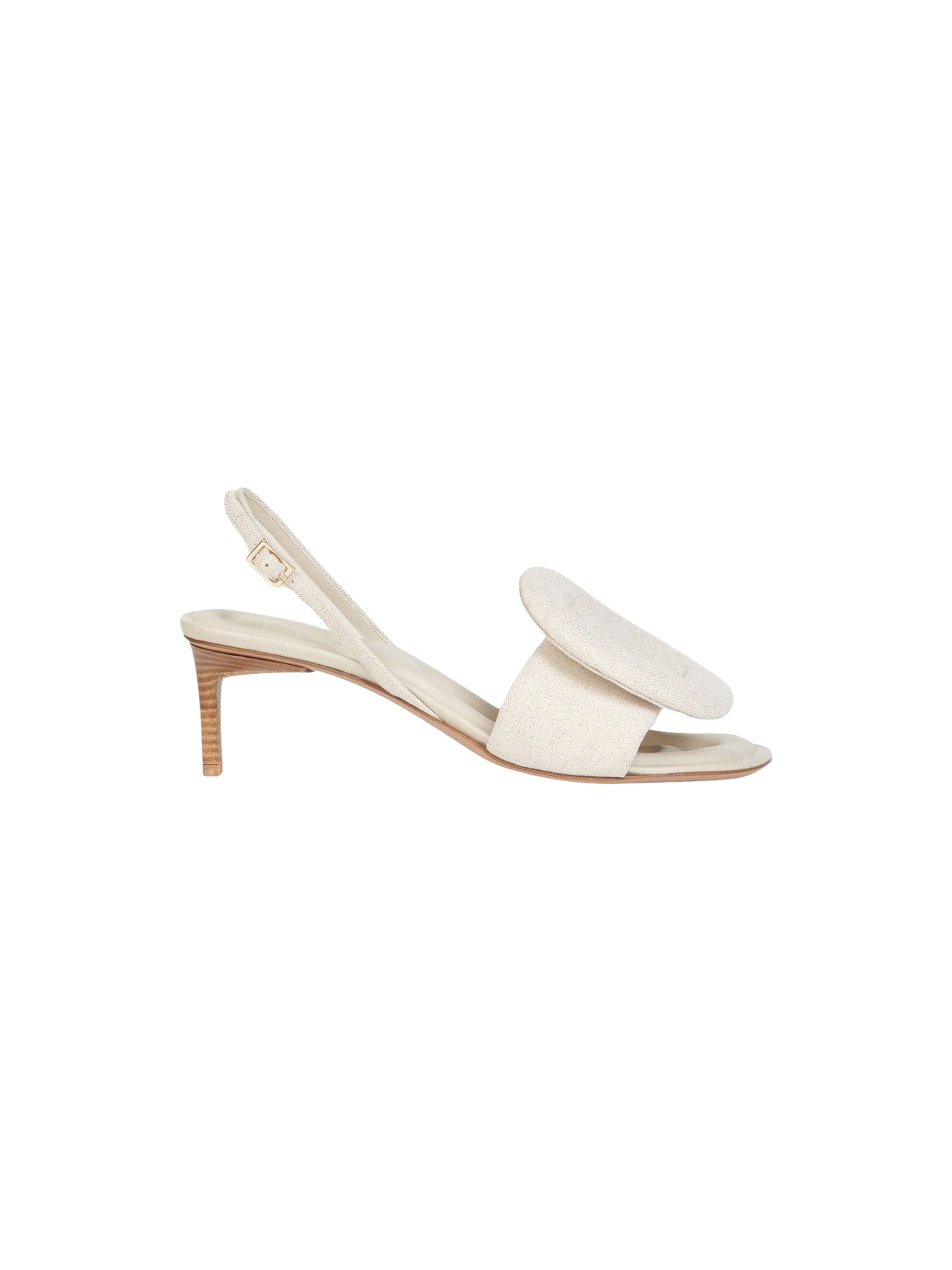 Sandales Cuscinu en lin - Light Greige