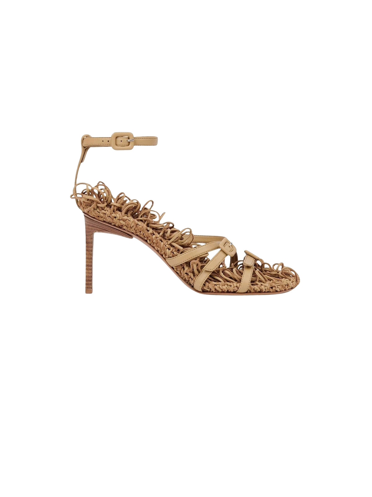 150€ / 2 sold //5 QTY / ST40%   Sandales Camargue 80 en cuir - Beige