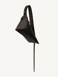 3pcs NEW / SAC LE ONE BAG EN CUIR EFFET USE - Chocolate black
