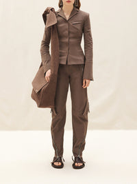 Veste Crema zippée - Brown