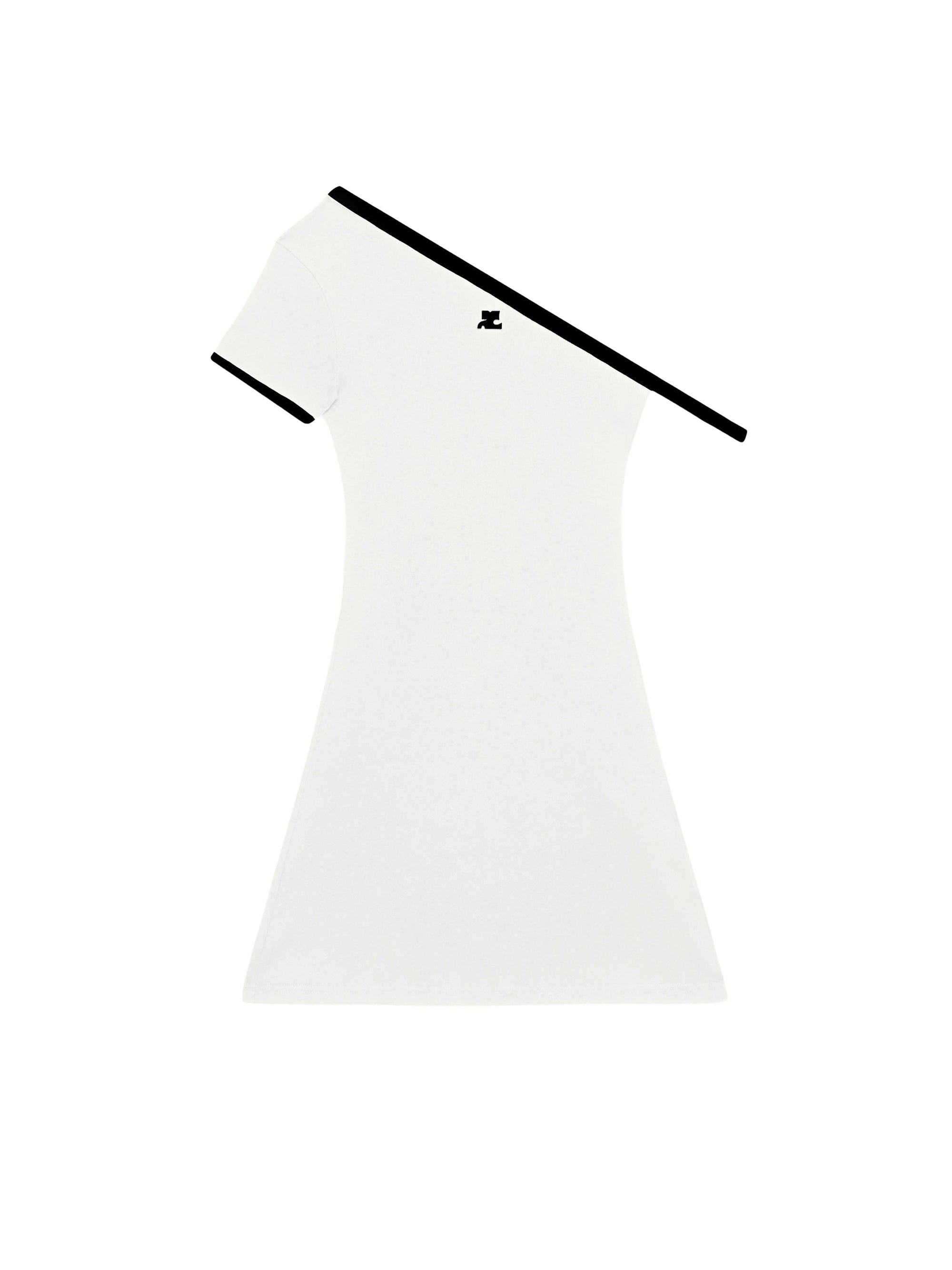3pcs RELIQUAT 120€ / Robe contraste asymétrique - Heritage white & Black