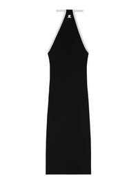 9pcs RELIQUAT 120€ / Robe longue contraste - Black & Heritage white