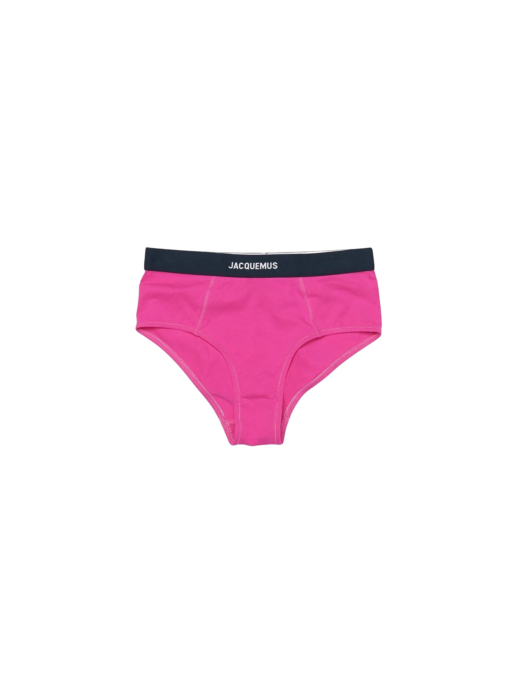 Culotte taille élastiquée à logo - Pink