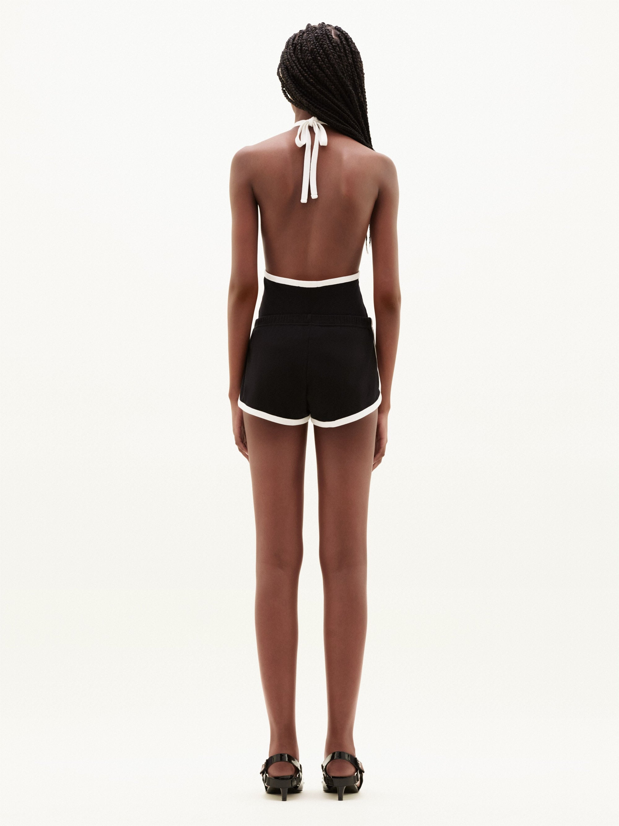 10pcs RELIQUAT 50€ / Mini short contraste - Sand & Black