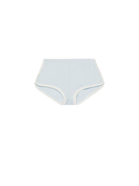 3pcs RELIQUAT 50€ / Mini short contraste - Ice blue & Heritage white