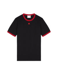 6pcs RELIQUAT 75€ / T-shirt signature contraste - Black & Ruby