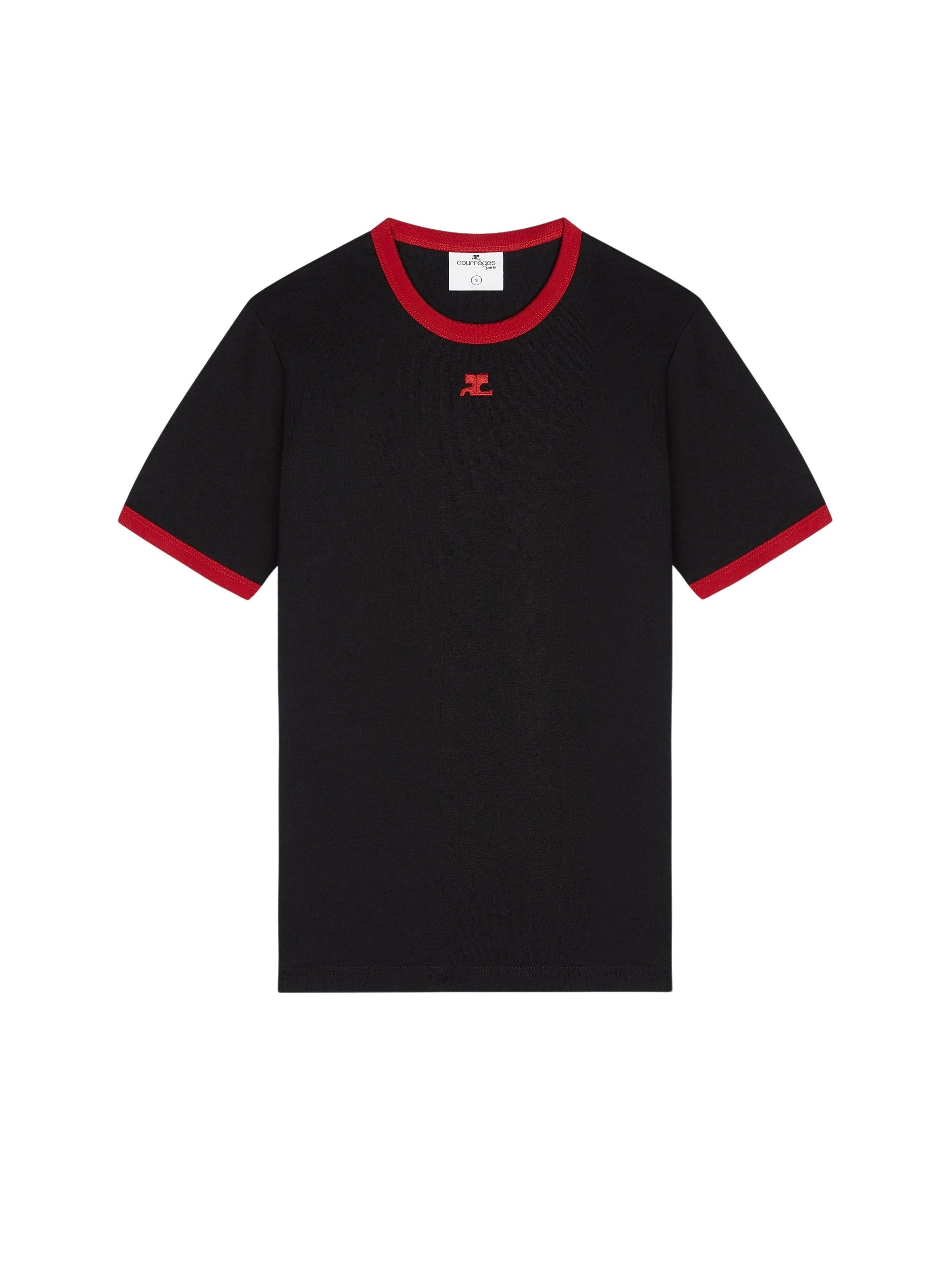 6pcs RELIQUAT 75€ / T-shirt signature contraste - Black & Ruby