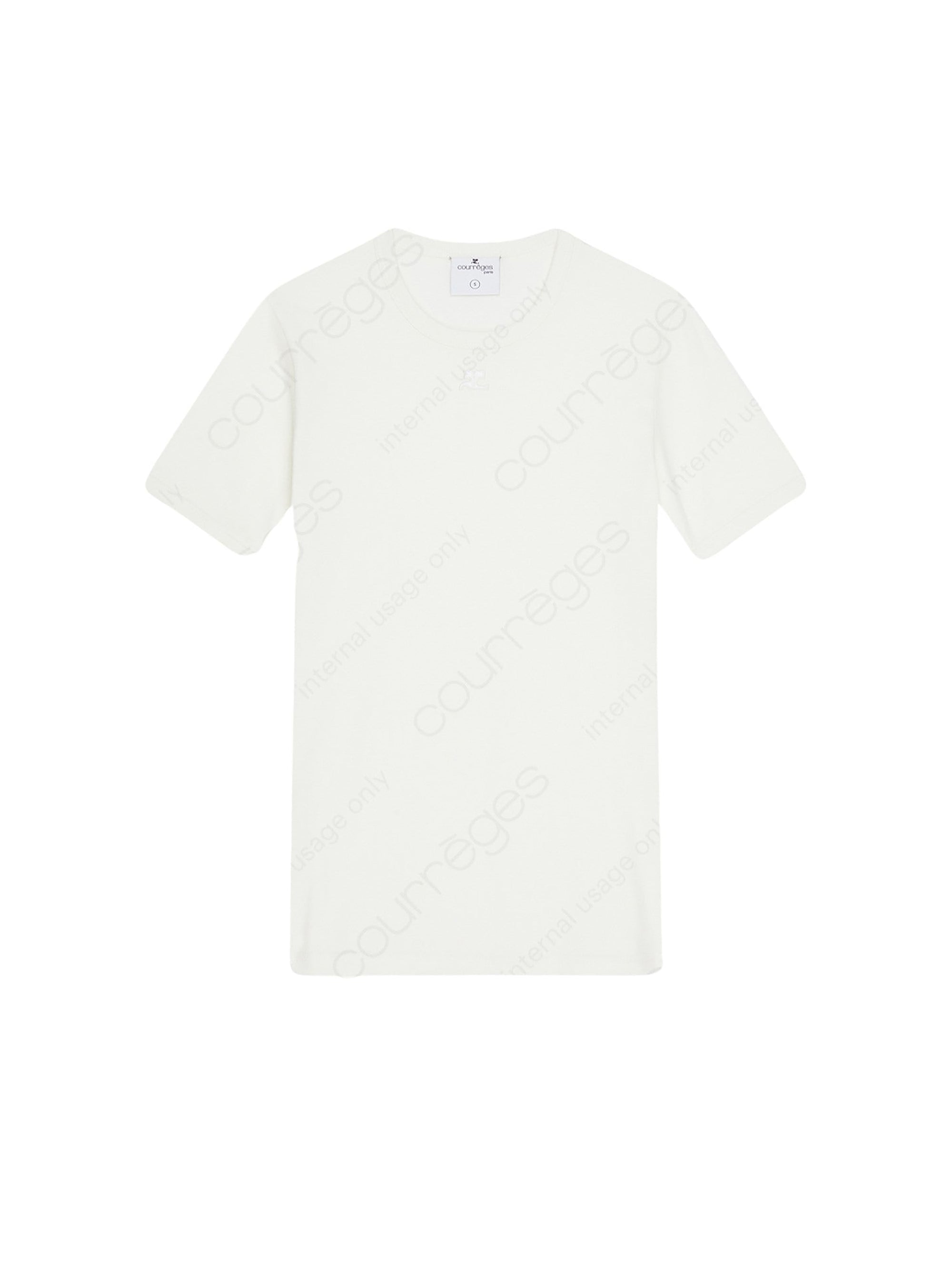 27pcs NEW / T-SHIRT CONTRASTE SIGNATURE - Heritage white