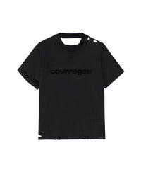 11pcs NEW / T-SHIRT EFFET USE - Stonewashed grey