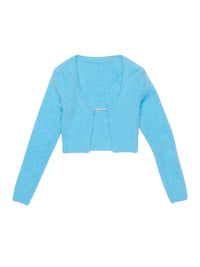 Haut en maille Neve à manches longues - Light Blue