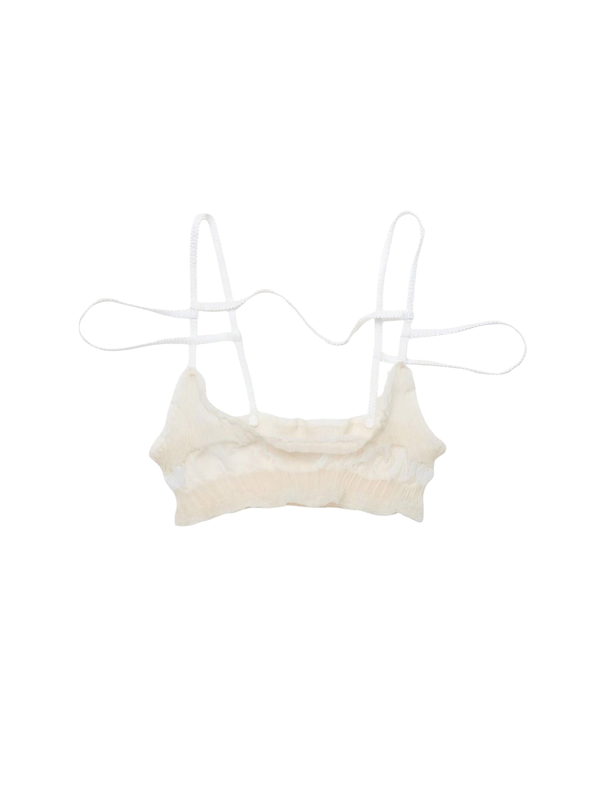 Brassière Sognu plissée - Beige