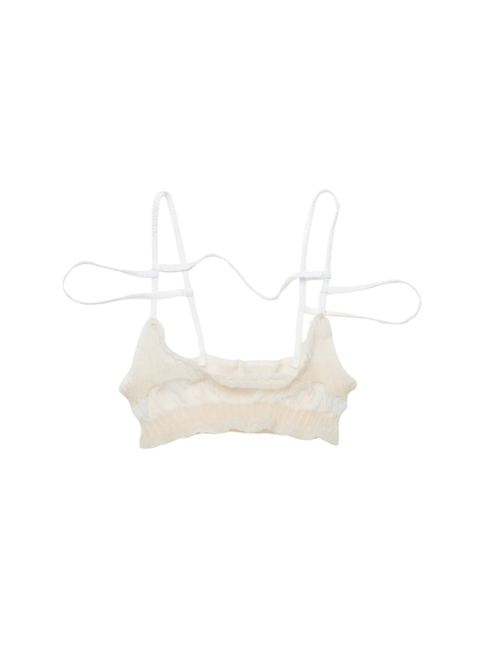 Brassière Sognu plissée - Beige