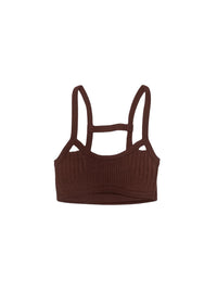 Bandeau Bellinu en laine mélangée - Dark Brown