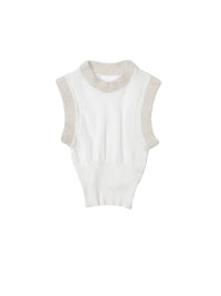 Haut en maille Ascosu - White