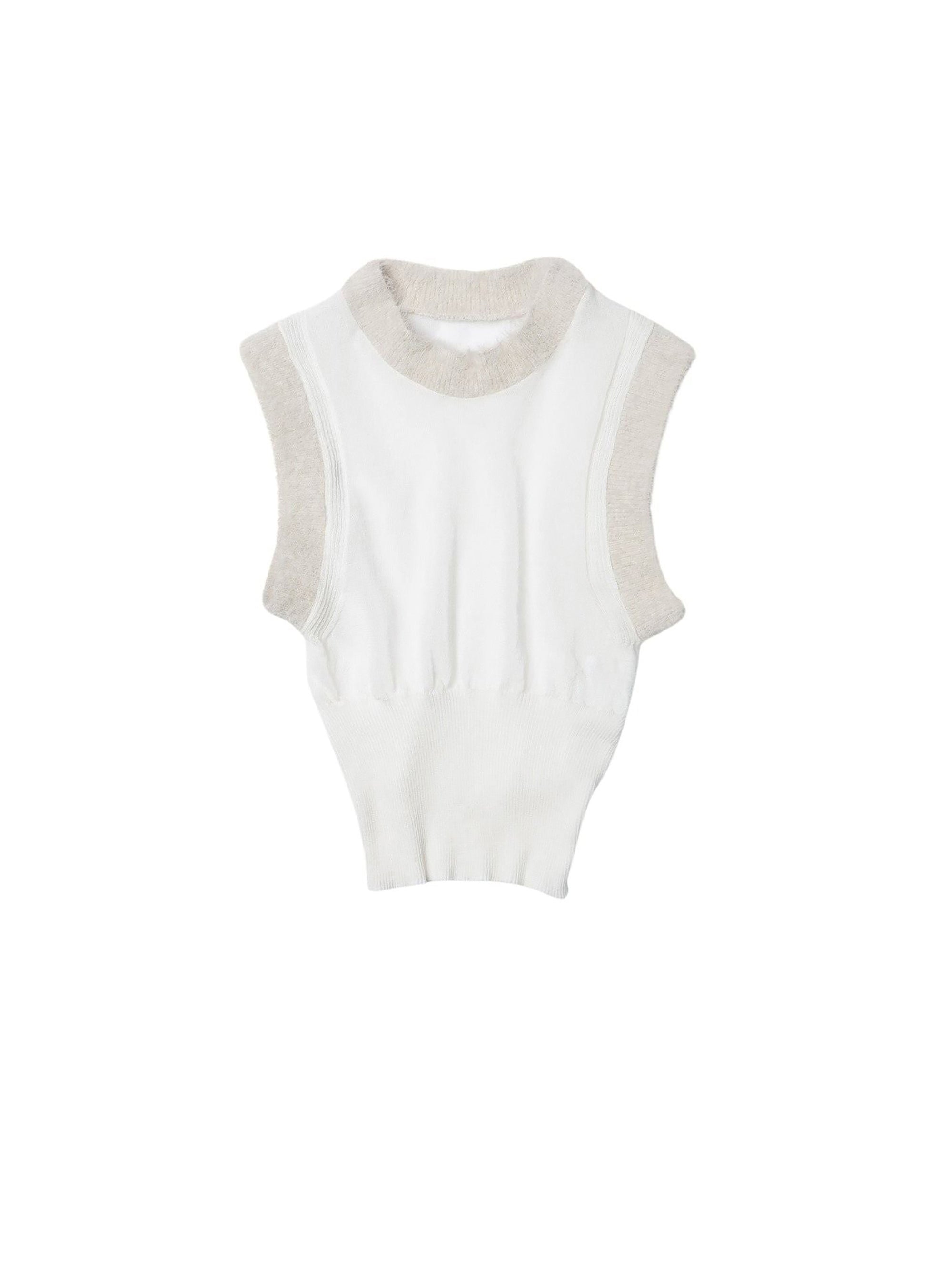 Haut en maille Ascosu - White