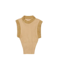 Débardeur en maille Ascosu - Beige