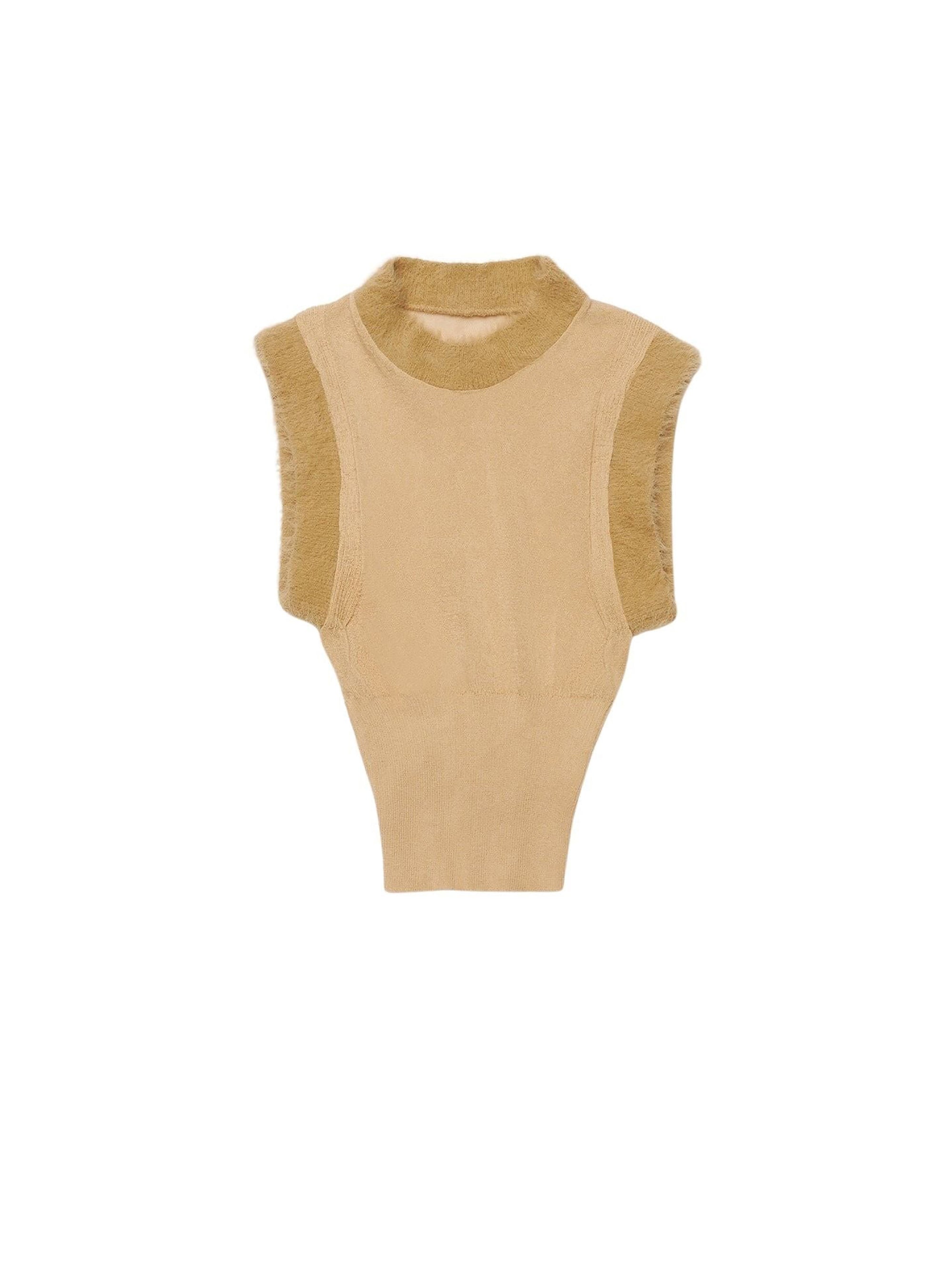 Haut en maille Ascosu - Beige