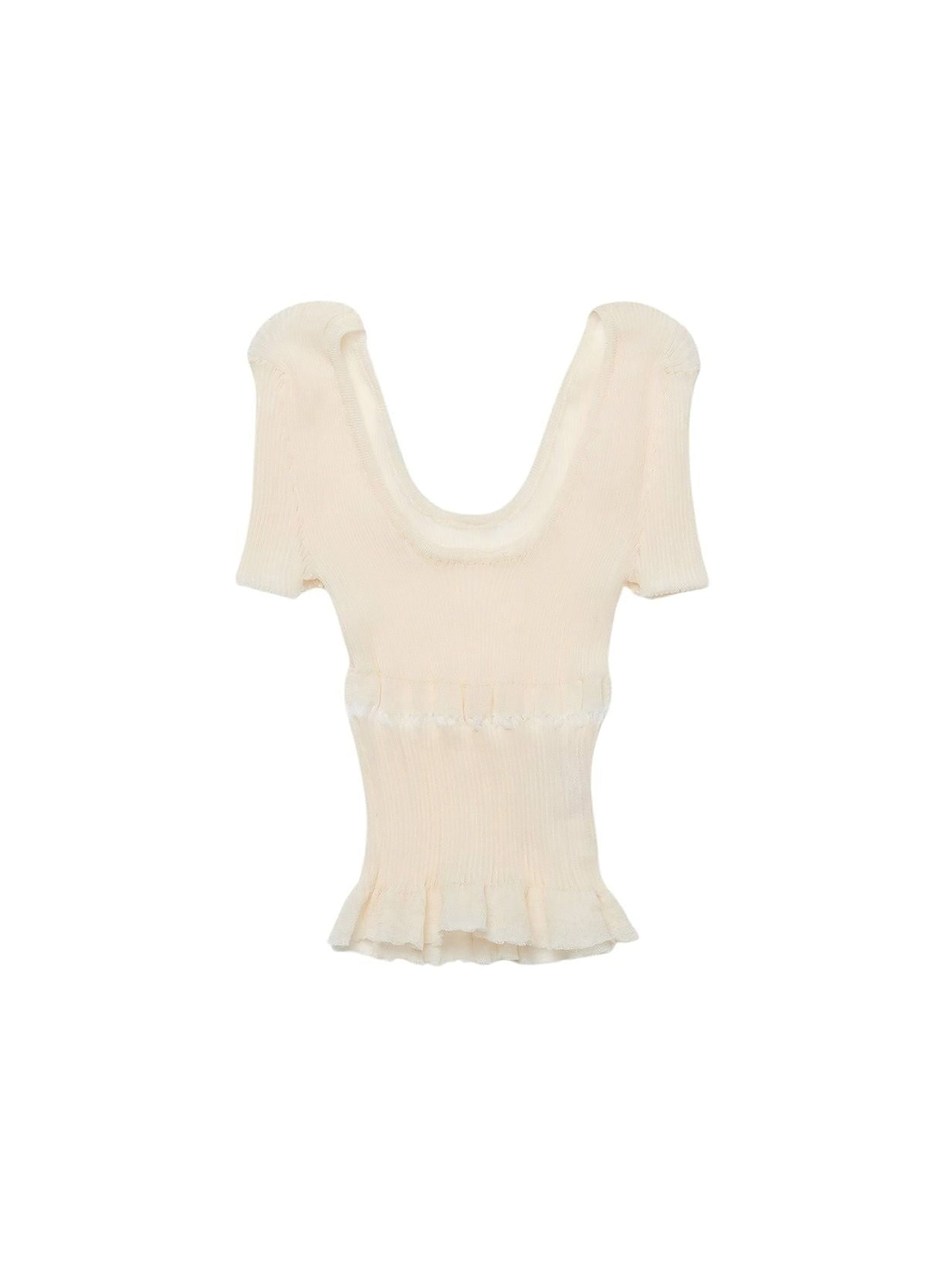 Haut en maille Sognu - Beige