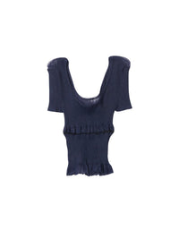 Haut en maille Sognu - Navy