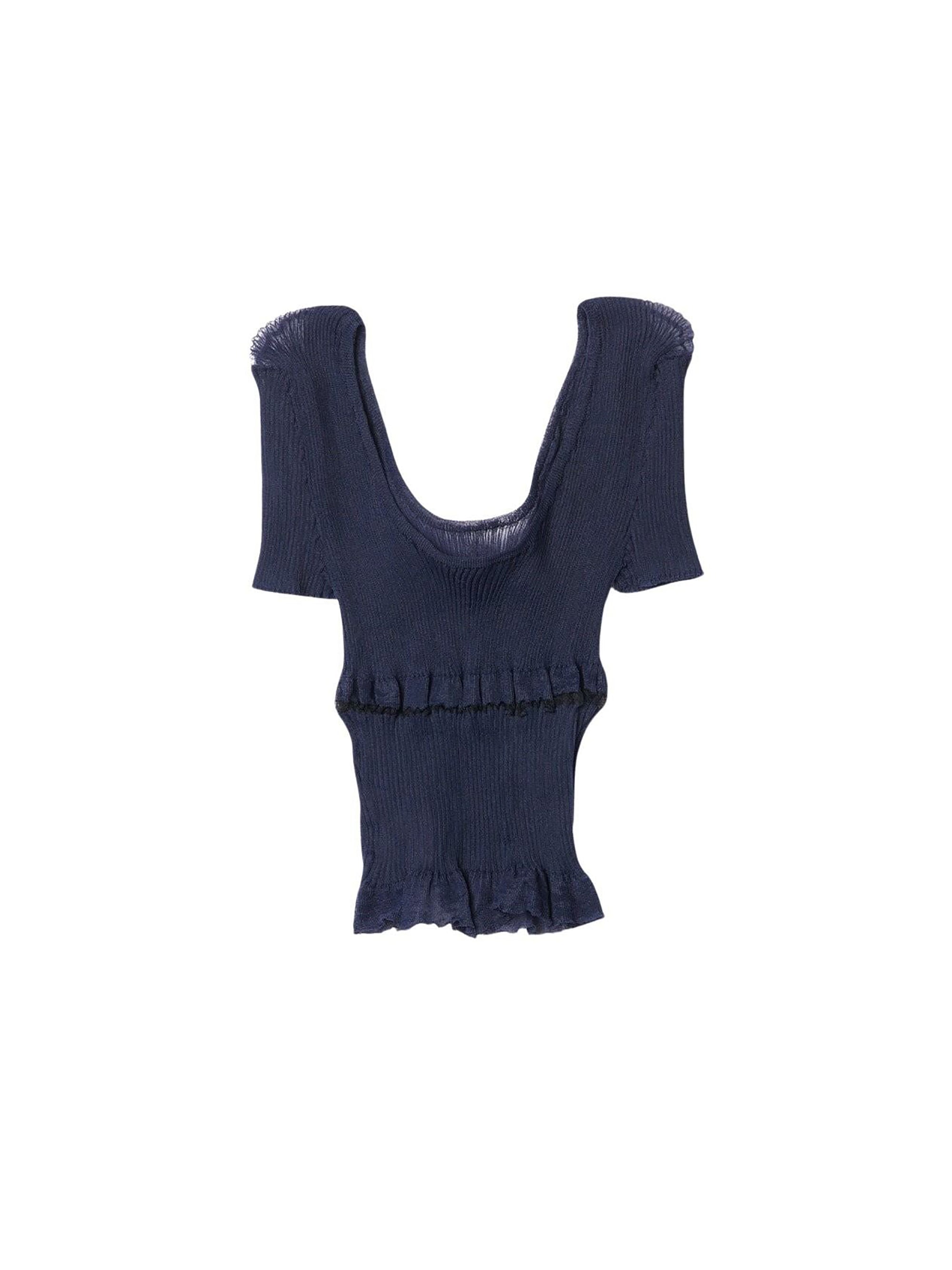 Haut en maille Sognu - Navy