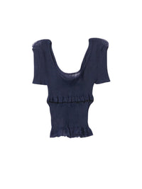 T-shirt en maille Sognu - Navy