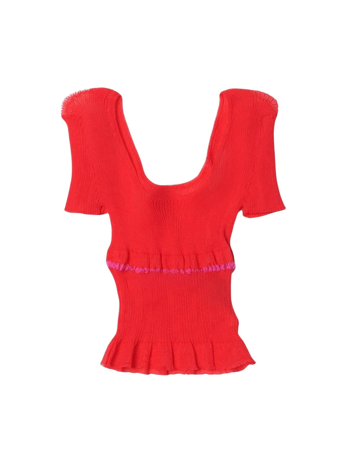 55€ / 0 sold //1 QTY / ST0%   T-shirt en maille Sognu - Red
