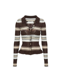 Chemise Sognu en maille - Multi Brown