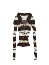 Chemise Sognu en maille - Multi-Brown