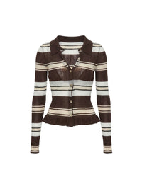 Chemise Sognu en maille - Multi Brown