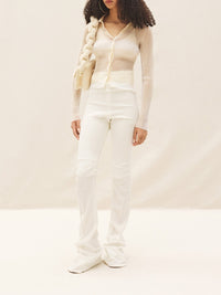 BEIGE LA CHEMISE MAILLE SOGNU