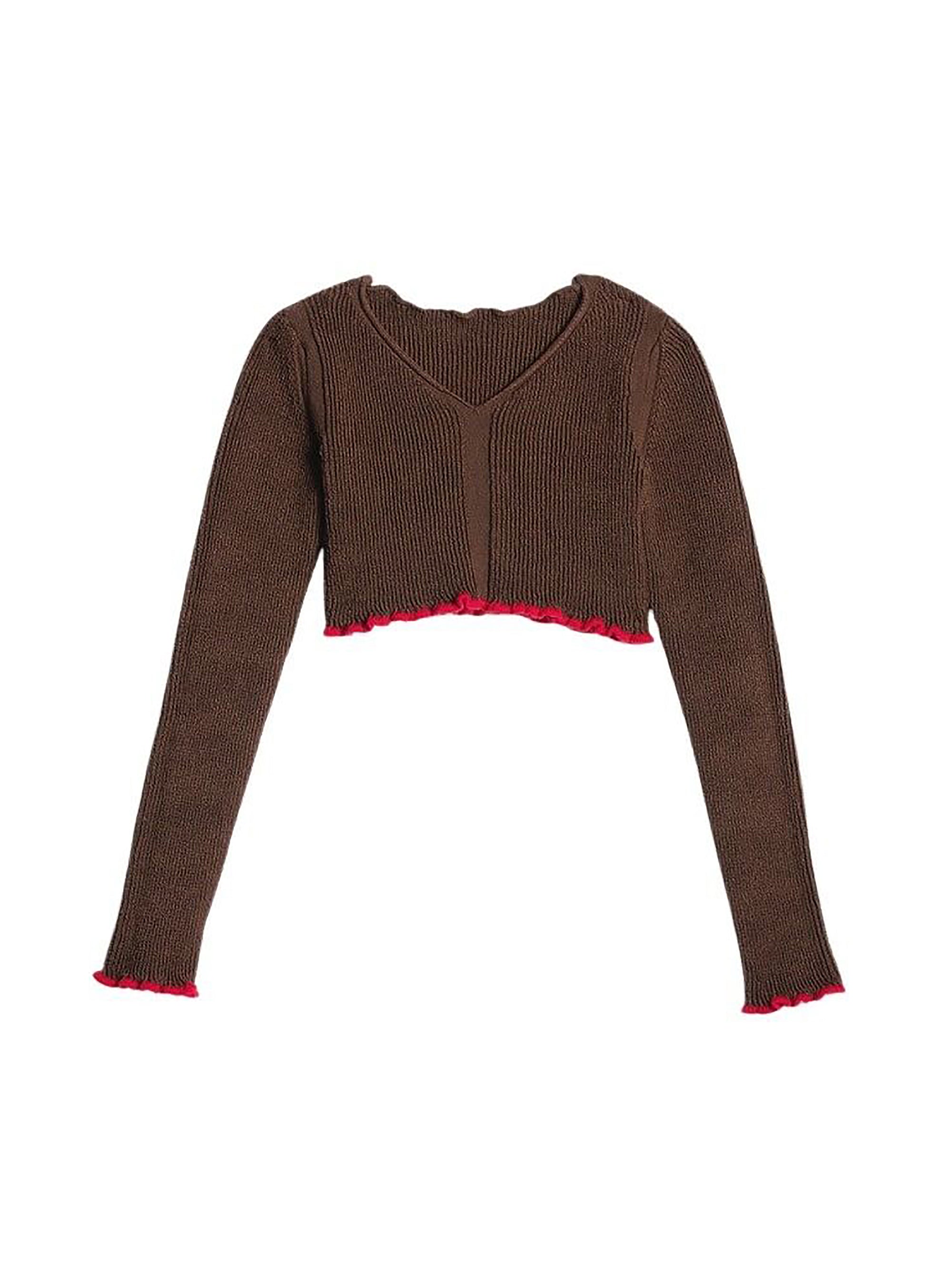Haut Santon en lin - Dark Brown