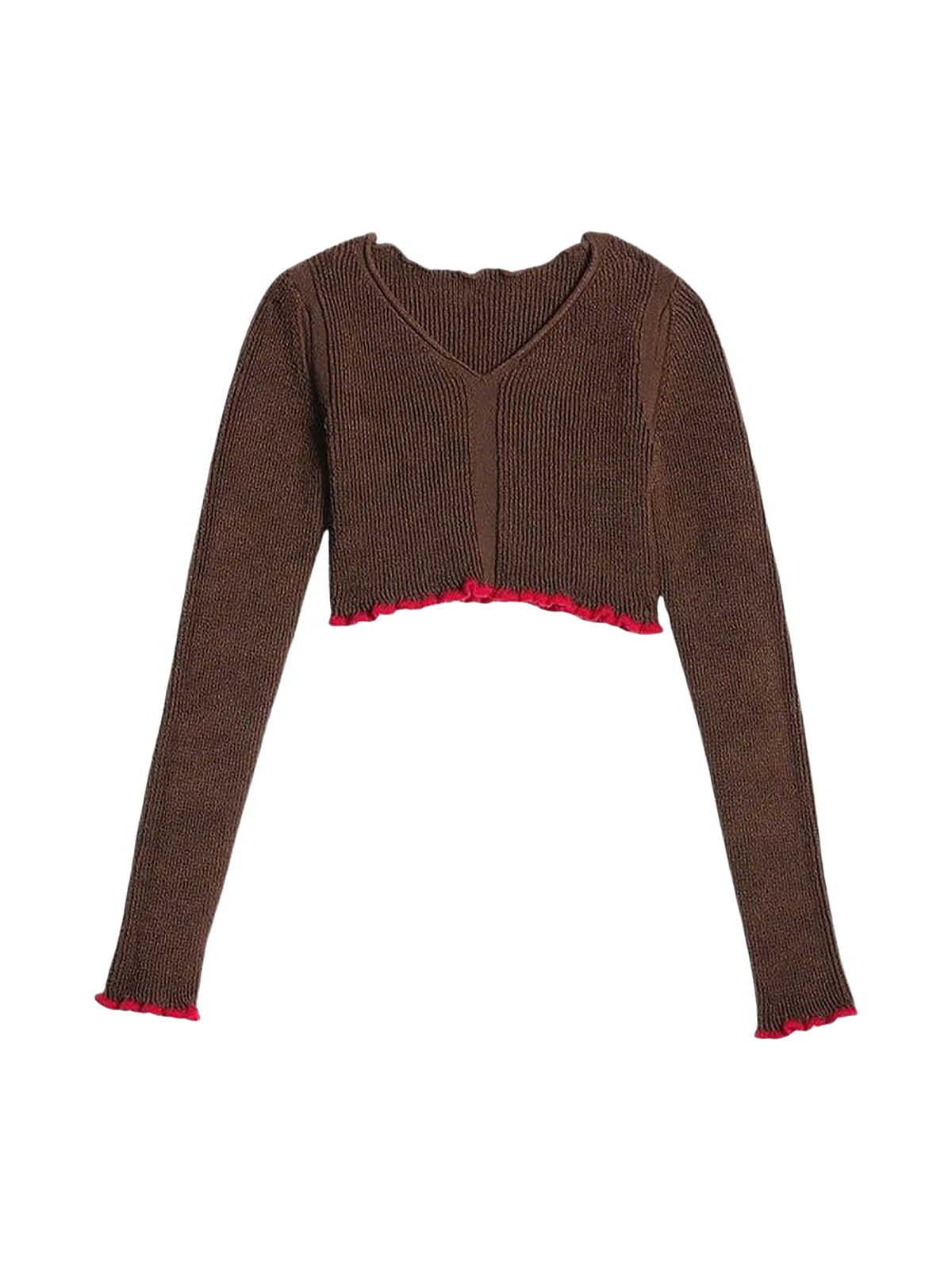 55€ / 0 sold //4 QTY / ST0%   Pull Santon en lin - Dark Brown