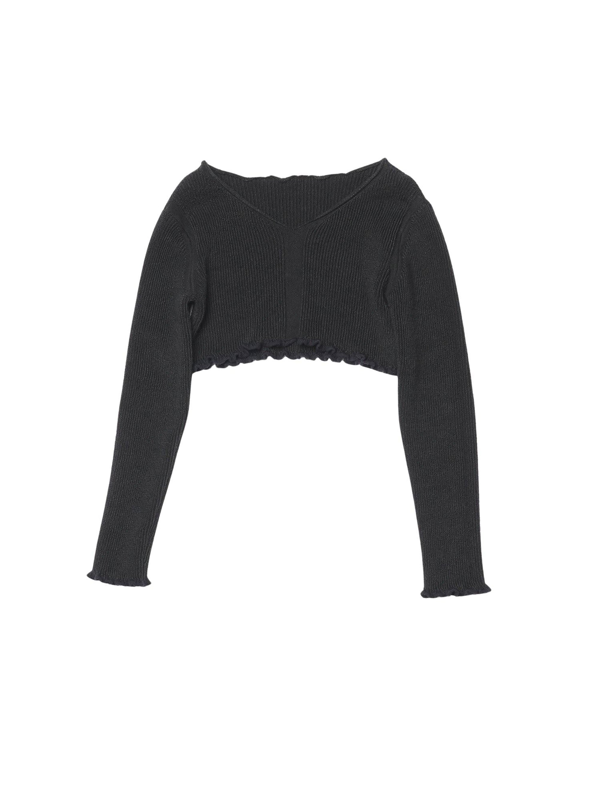 Haut Santon en lin - Black